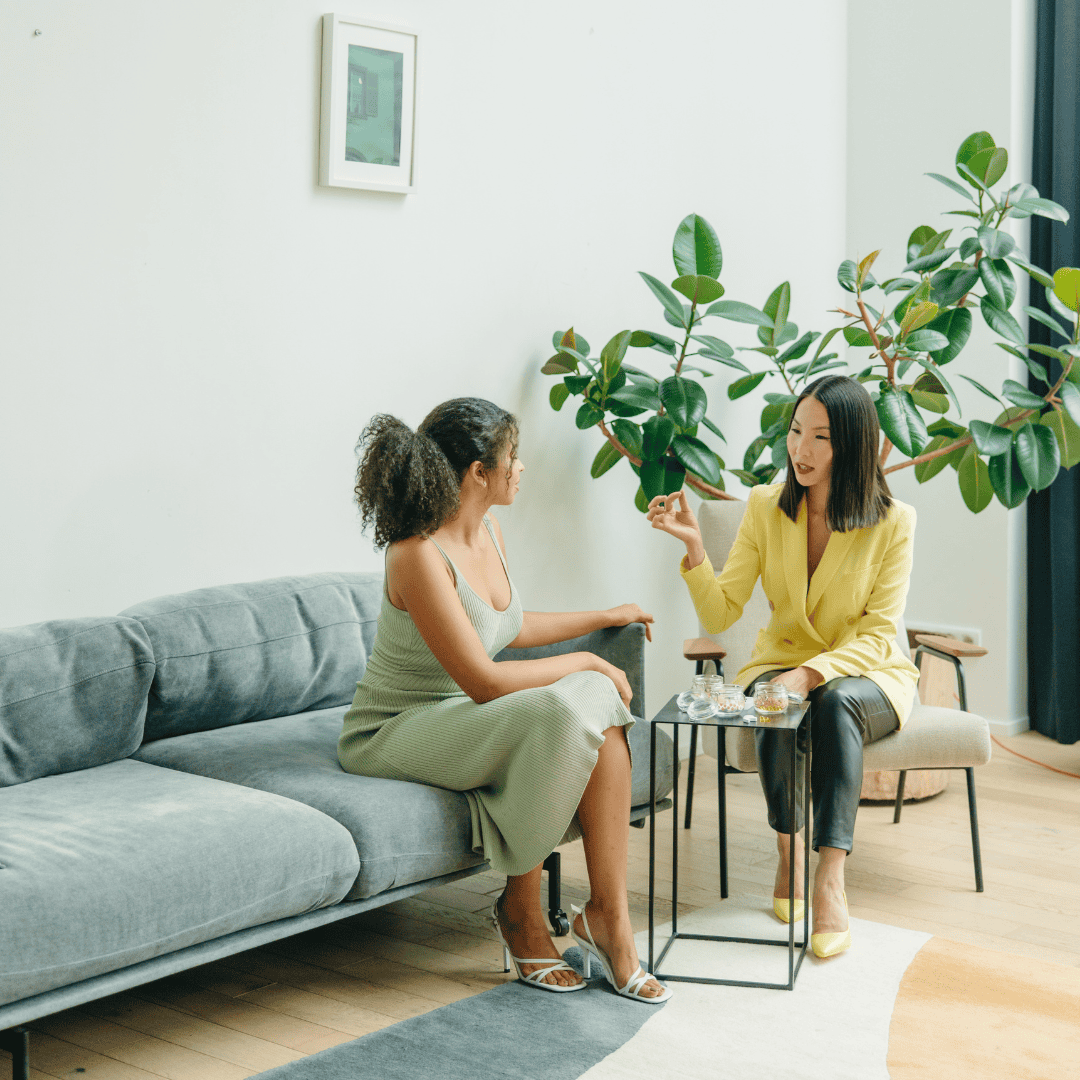 Supportive mental health counseling session at Cockburn Healthy Lifestyle Service focusing on emotional well-being and community health.